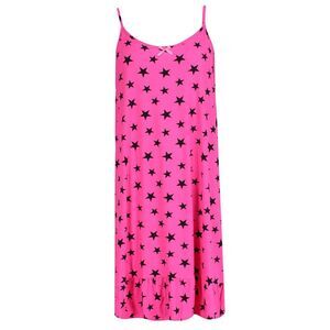 Elegant Emily Women's Plus Size Star Cami Sleeveless Sleep Gown